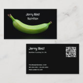 🍌 Nutritionist Foodie Custom QR 名刺 (正面/裏面)