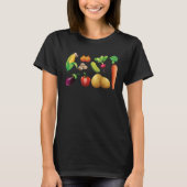 Nutritionist Potato for Dietician and Vegan  6 Tシャツ (正面)
