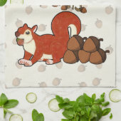 Nuts4リス キッチンタオル (折り畳み)