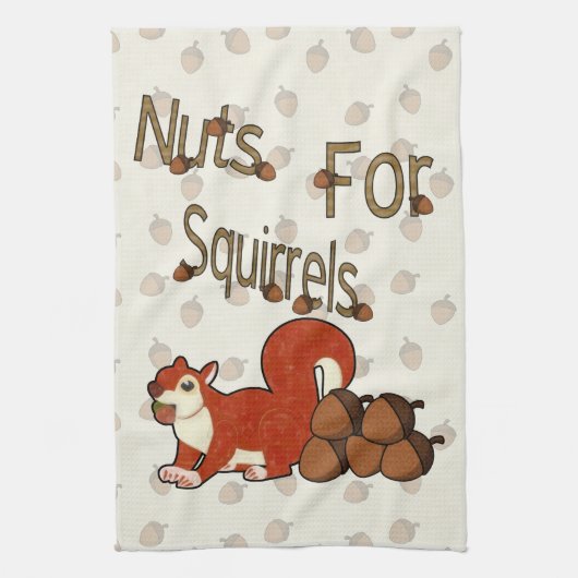 Nuts4リス キッチンタオル (縦)