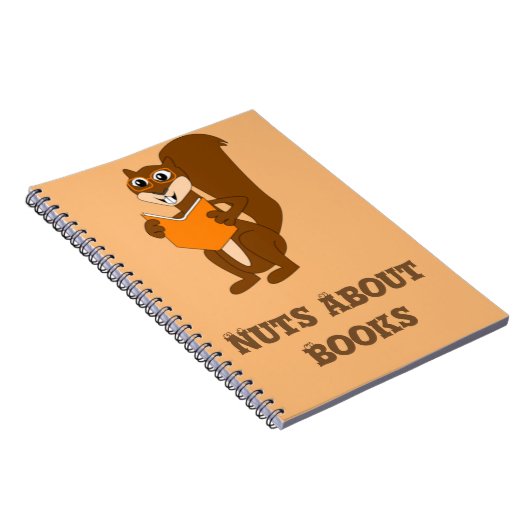 Nuts About Books Squirrel ノートブック (右側)