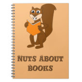 Nuts About Books Squirrel ノートブック (正面)