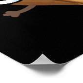 Nuts About You おもしろい Nut Puns Dark BG ポスター (角)