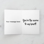 Nuts for You Valentine's Dayカード カード (内部)