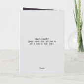 NUTTIN TO DO -考えのカード サンキューカード (裏面)