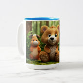 Nutty Buddies：リス・マグ ツートーンマグカップ (正面左)