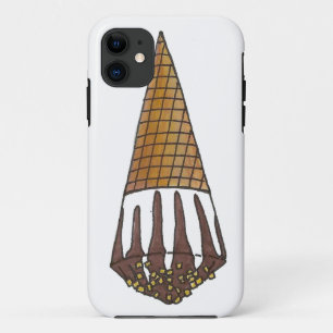 Nutty Buddyチョコレートピーナッツアイスクリームコーンケース iPhone 11 ケース