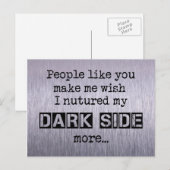 Nuture My Dark Side Ungroundはがき ポストカード (正面/裏面)