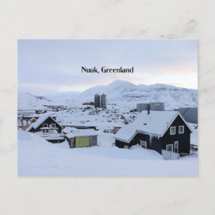 Nuuk、グリーンランドの風景写真 ポストカード