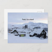 Nuuk、グリーンランドの風景写真 ポストカード (正面/裏面)