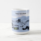 Nuuk, Greenland landscape photograph コーヒーマグカップ (中央)
