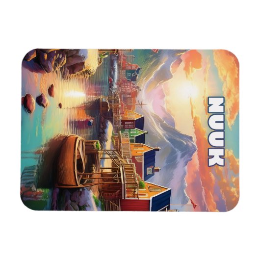 Nuuk, pearl of the Arctic マグネット (横)