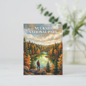 Nuuksio National Park Finland ポストカード (スタンド正面)