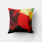 NUZV • 多彩の多角形の枕 クッション (裏面)