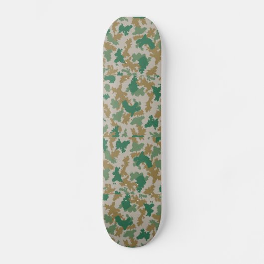 NVA Flächentarn (Flecktarn / Blumentarn) スケートボード (正面)