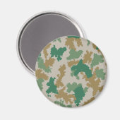 NVA Flächentarn (Flecktarn / Blumentarn) マグネット (正面/裏面)
