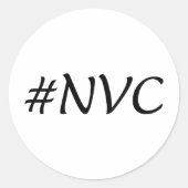 #NVC非暴力的通信 ラウンドシール (正面)