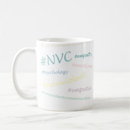 #NVC非暴力通信ハッシュタグセット コーヒーマグカップ