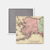 NWアメリカの地図バイミッチェル マグネット (正面/裏面)