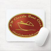 NWCBCの赤及び金ゴールドのロゴのマウスパッド マウスパッド (マウス)