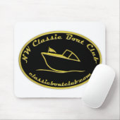 NWCBCの黒及び金ゴールドのマウスパッド マウスパッド (マウス)