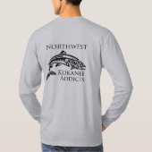 NWKAの長袖のスポーツシャツ Tシャツ (裏面)