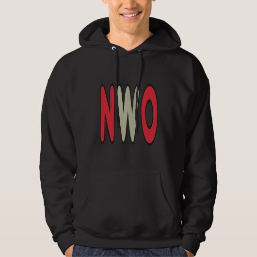 NWO新世界秩序 パーカ (正面)