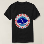 NWS全国天気予報サービスクラシックロゴTシャツ Tシャツ (デザイン正面)