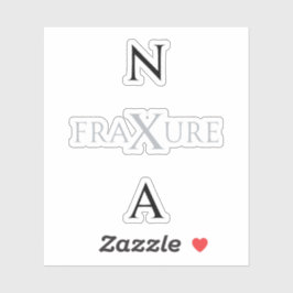 NXA：State merch FraXure アルバム モノクロ K-Pop シール
