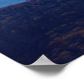 NYからNYCスカイラインの山ビーコンからの眺め ポスター (角)