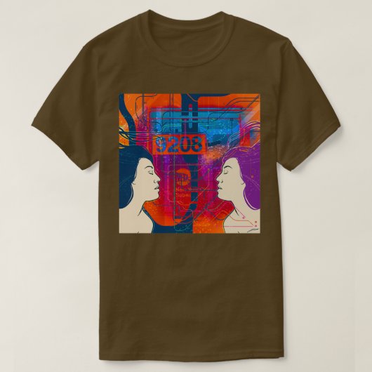 NYに没頭する Tシャツ (デザイン正面)