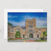 NYのバッサールカレッジメイン入り口 ポストカード (正面/裏面)