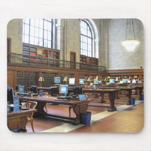 NYの公共図書館のマウスパッド マウスパッド (正面)