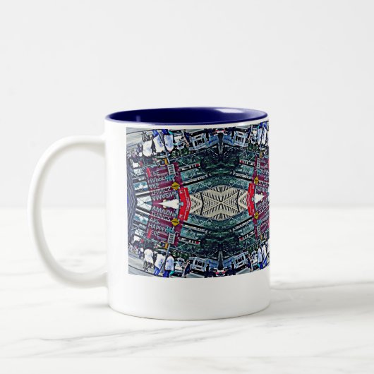 NYの長老派の病院のマグ ツートーンマグカップ (左)