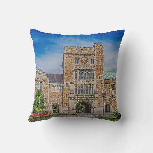 NYのVassarの大学正面玄関 クッション (裏面)