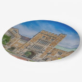 NYのVassarの大学正面玄関 ペーパープレート (アングル)