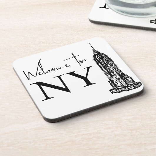 NYへようこそ コースター (左側)