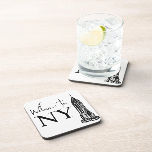 NYへようこそ コースター (右側)