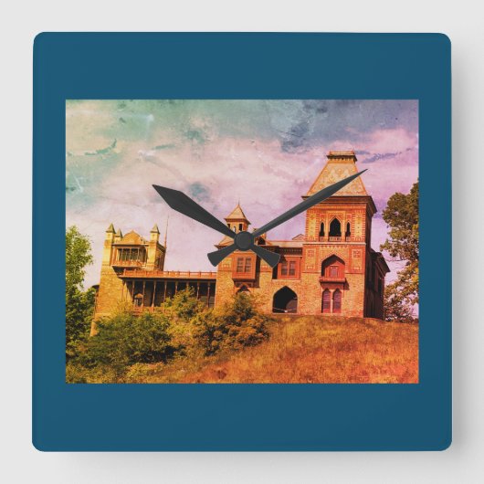 NYエステート、アーティスト・フレデリック・エドウィン・チャーチ・ハドソン スクエア壁時計 (正面)