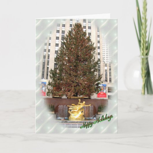 NYカードからのハッピーホリデー シーズンカード (正面)