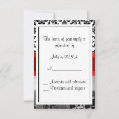 NYシティスカイラインBW 432ダマスクRSVP 1 出欠カード (裏面)