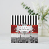 NYシティスカイラインBW B2誕生日パーティーへの招待 招待状 (スタンド正面)