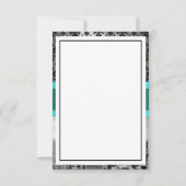 NYシティスカイラインBW B3ダマスクF2 – ありがとう サンキューカード (裏面)