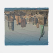 NYスカイライン フリースブランケット (正面(横))