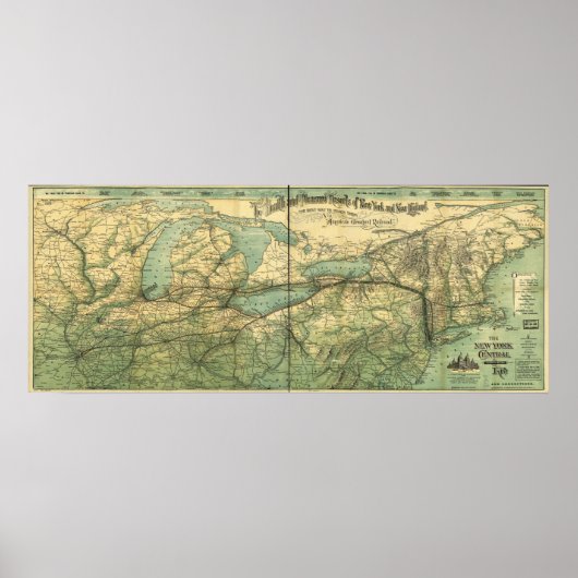 NYセントラルとハドソンリバーRR ポスター (正面)