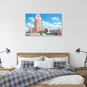 NYセントラルターミナルビルの外部ビュー キャンバスプリント (インサイチュ (寝室))