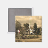 NYタウンスクエアのウッドストック マグネット (正面/裏面)