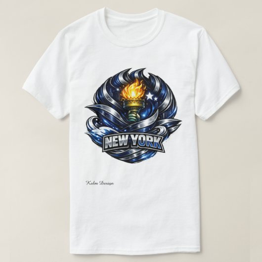 NYデザインロゴ Tシャツ (デザイン正面)