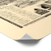 NYパノラママップ – 1899 ポスター (角)