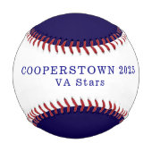 NYベースボールチーム写真年名 野球ボール (裏面)